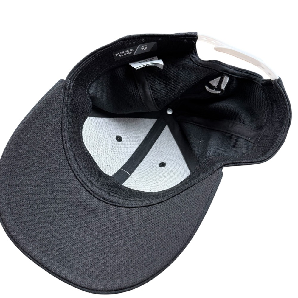 TaylorMade SIM2 Golf Hat Black Tropical Palm Tree Patch Adjustable Snapback Cap - Picture 5 of 6